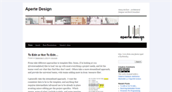 Desktop Screenshot of apertedesign.com
